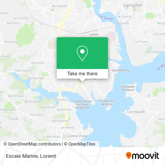 Escale Marine map