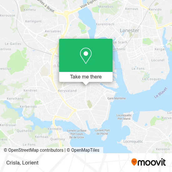Crisla map