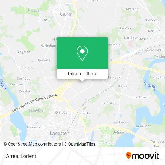 Arrea map
