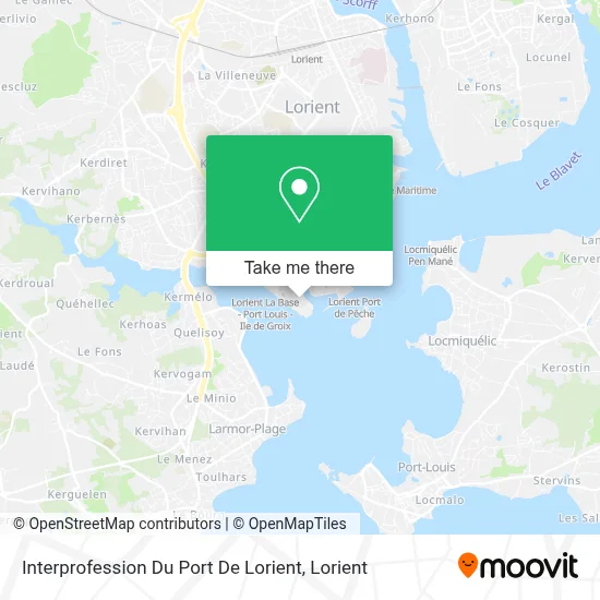 Interprofession Du Port De Lorient map