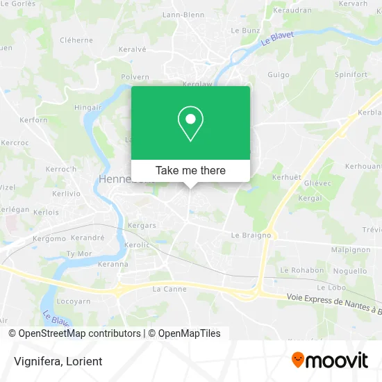 Vignifera map