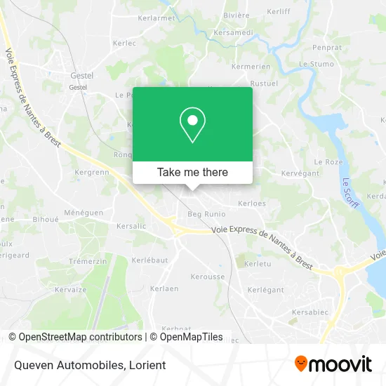 Queven Automobiles map