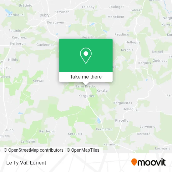 Le Ty Val map