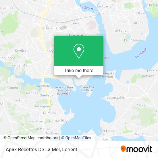 Apak Recettes De La Mer map