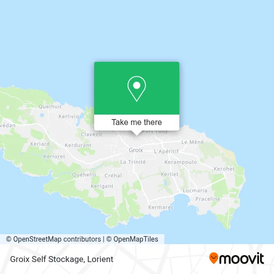 Groix Self Stockage map
