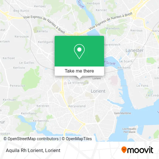 Aquila Rh Lorient map