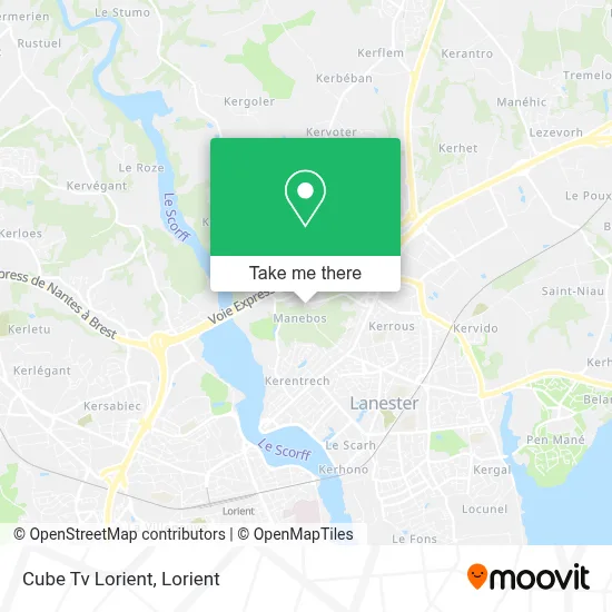 Cube Tv Lorient map