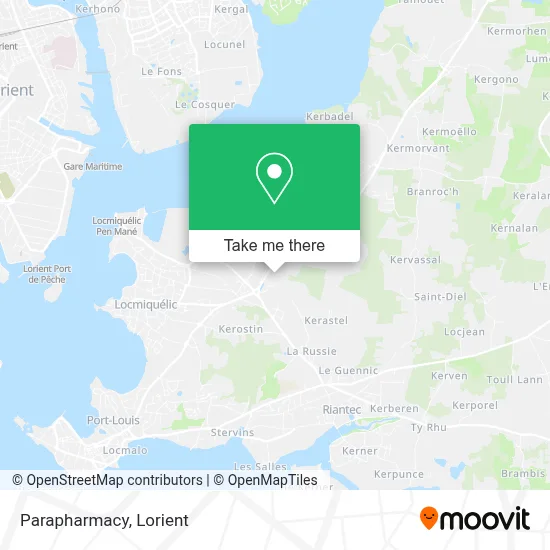 Parapharmacie map