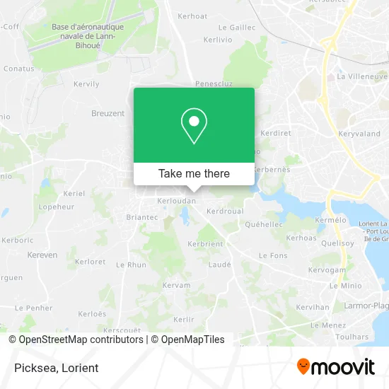 Picksea map