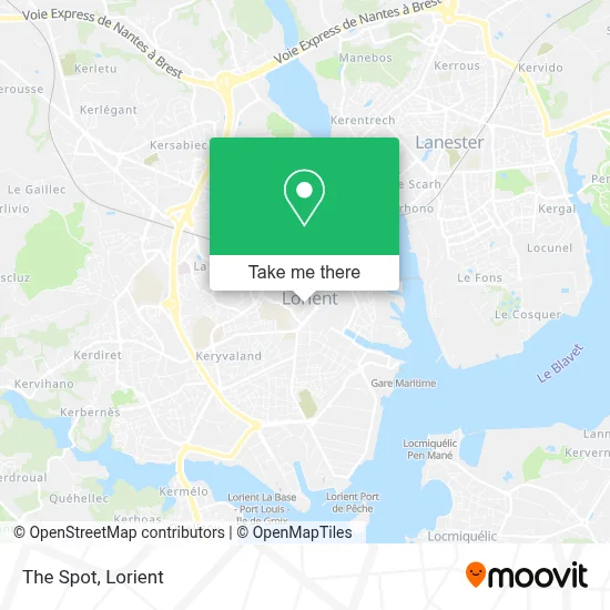 Le Spot map