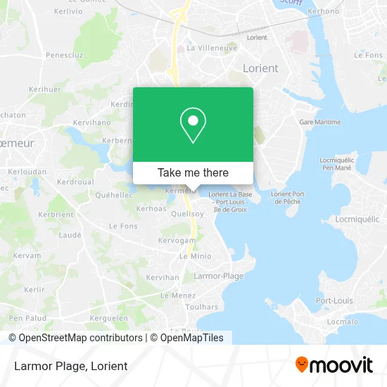 Larmor Plage map
