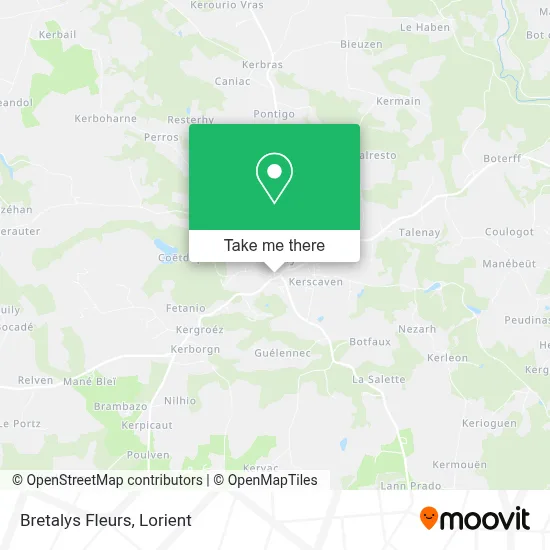 Bretalys Fleurs map