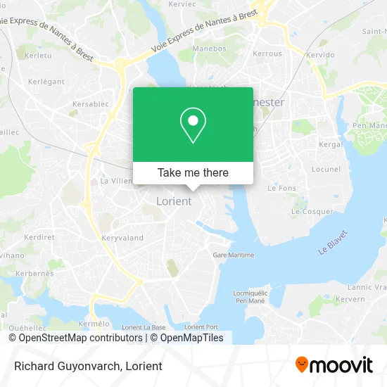 Richard Guyonvarch map