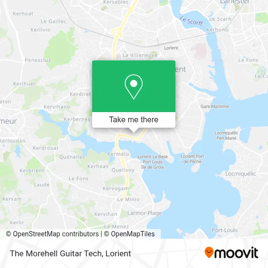 The Morehell Guitar Tech map