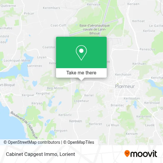 Cabinet Capgest Immo map