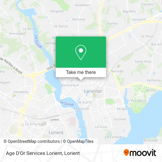 Age D'Or Services Lorient map