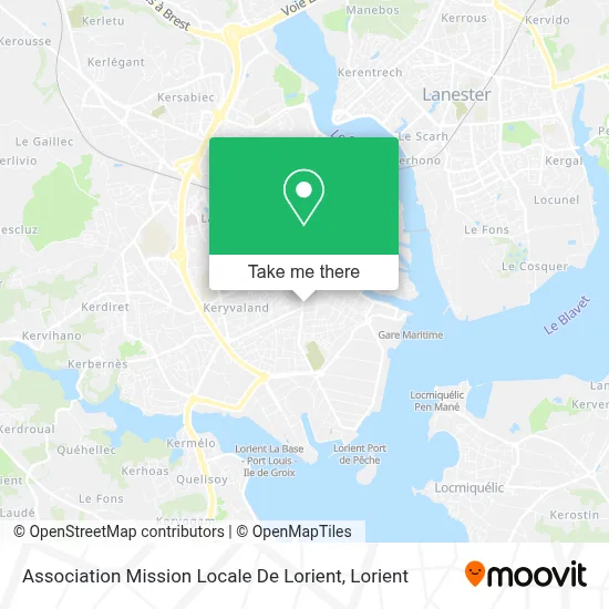 Association Mission Locale De Lorient map