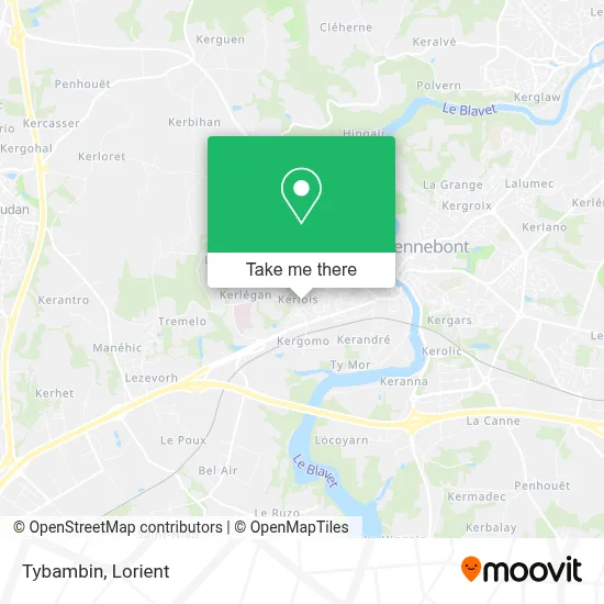 Tybambin map