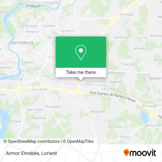 Armor Enrobés map