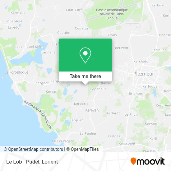Le Lob - Padel map