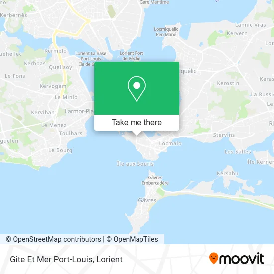 Gite Et Mer Port-Louis map