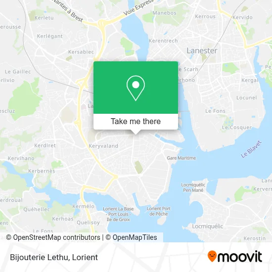 Bijouterie Lethu map