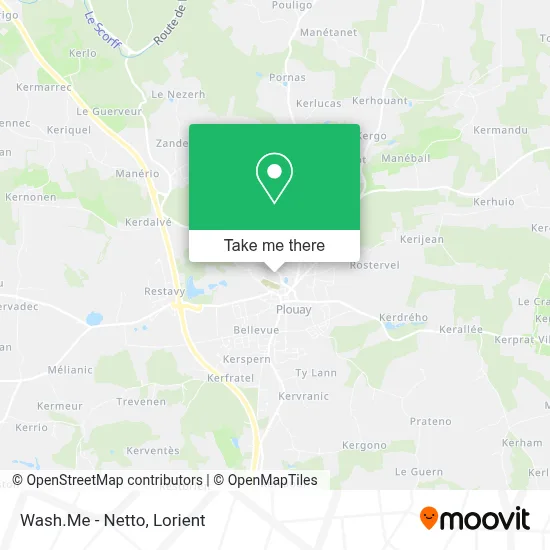 Wash.Me - Netto map