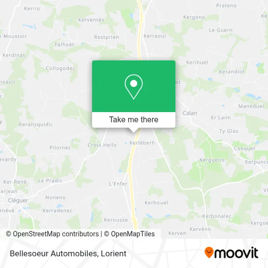 Bellesoeur Automobiles map