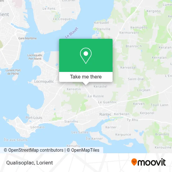Qualisoplac map