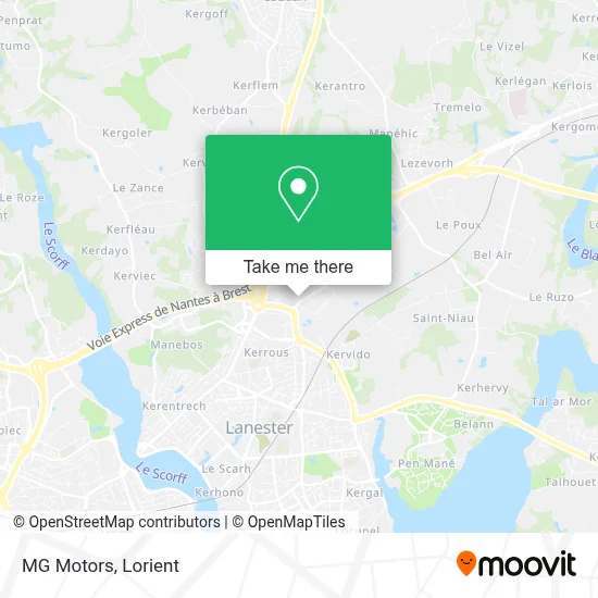 Mg Motors map