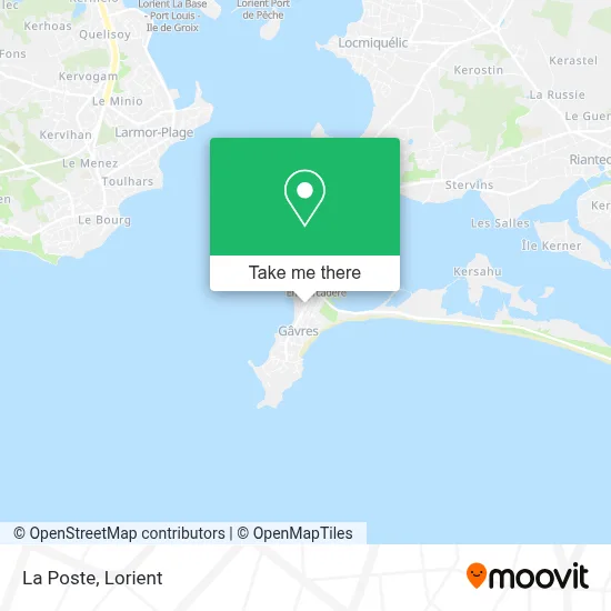 La Poste map