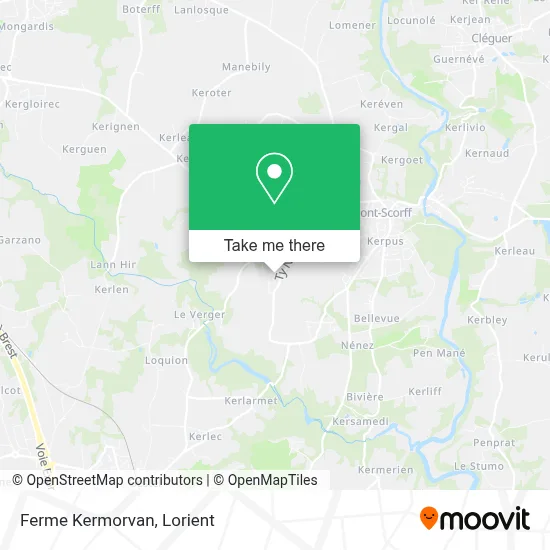 Ferme Kermorvan map