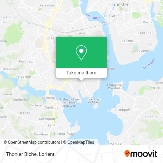 Thonier Biche map