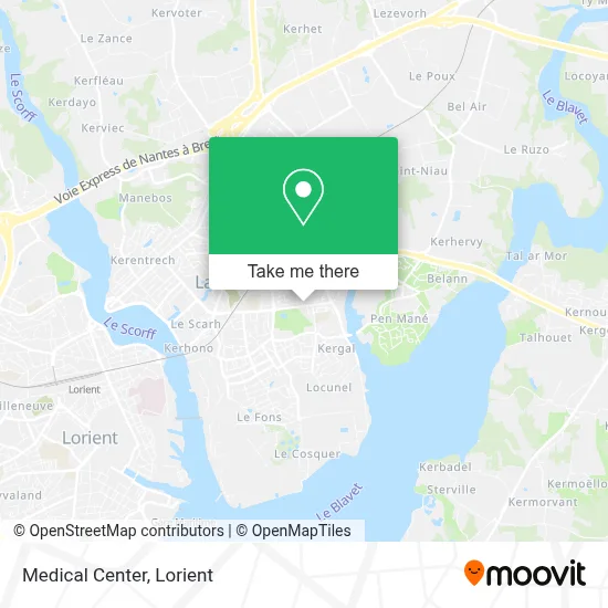 Medical Center map