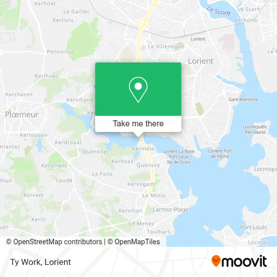 Ty Work map