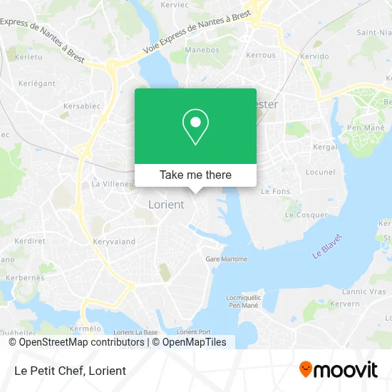 Le Petit Chef map