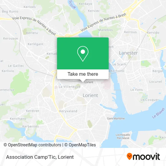 Association Camp'Tic map