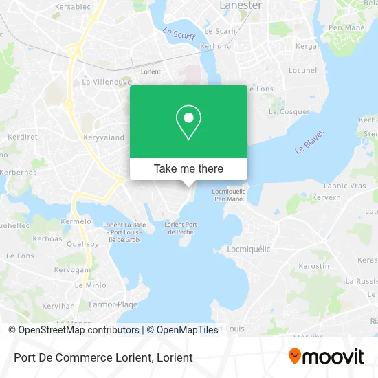 Port De Commerce Lorient map