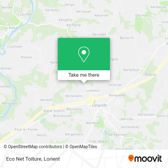 Eco Net Toiture map