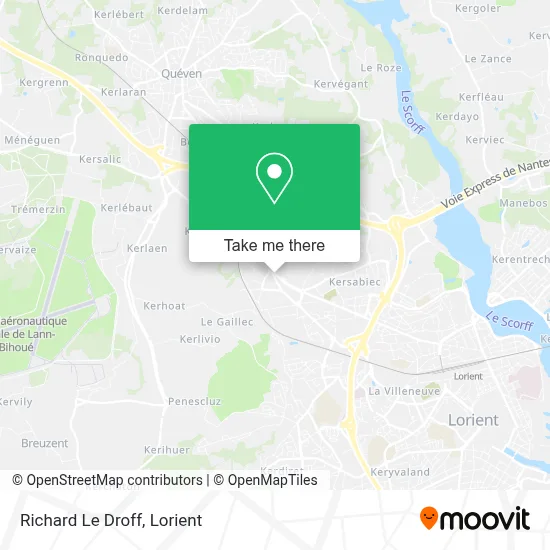 Richard Le Droff map