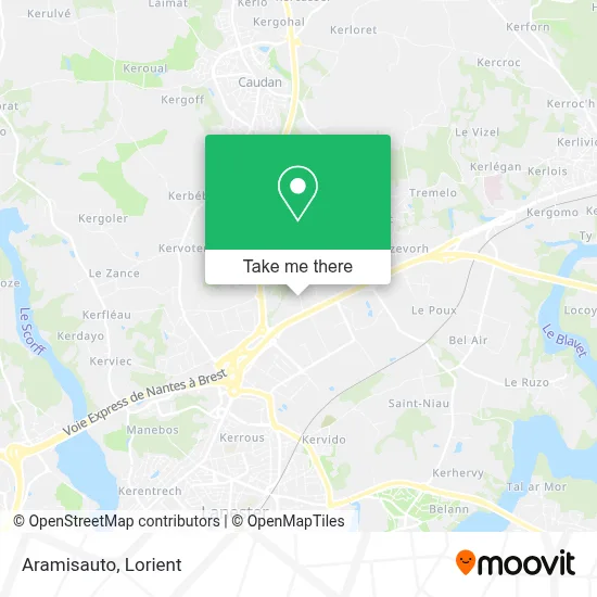 Aramisauto map