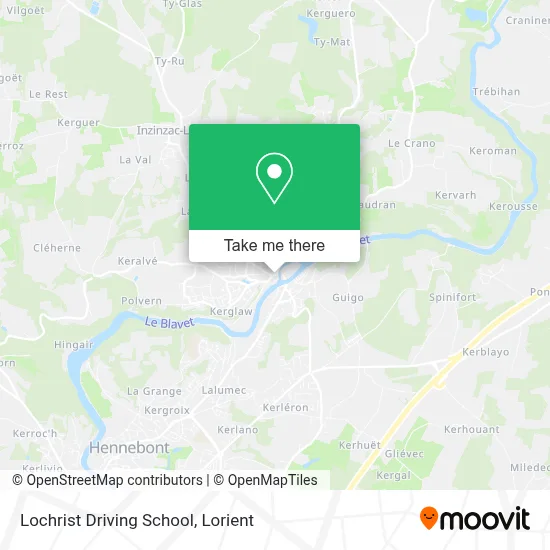 Lochrist Driving School map