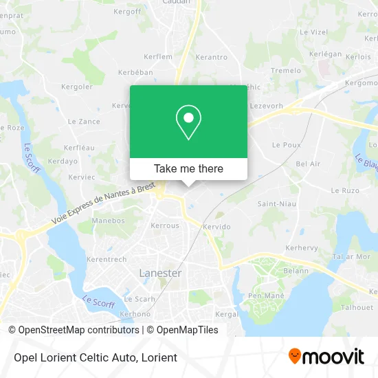 Opel Lorient Celtic Auto map