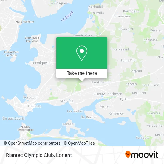 Riantec Olympic Club map