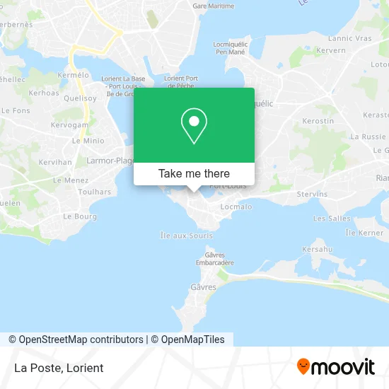Mapa La Poste