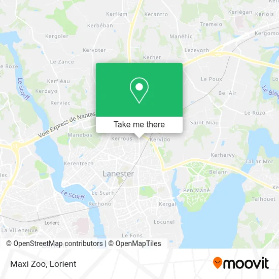 Maxi Zoo map