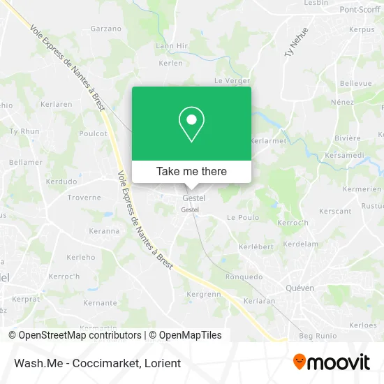 Wash.Me - Coccimarket map