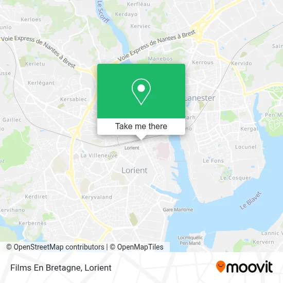 Films En Bretagne map