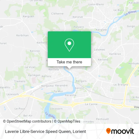 Laverie Libre-Service Speed Queen map