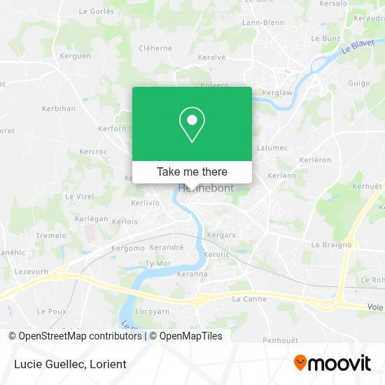 Lucie Guellec map